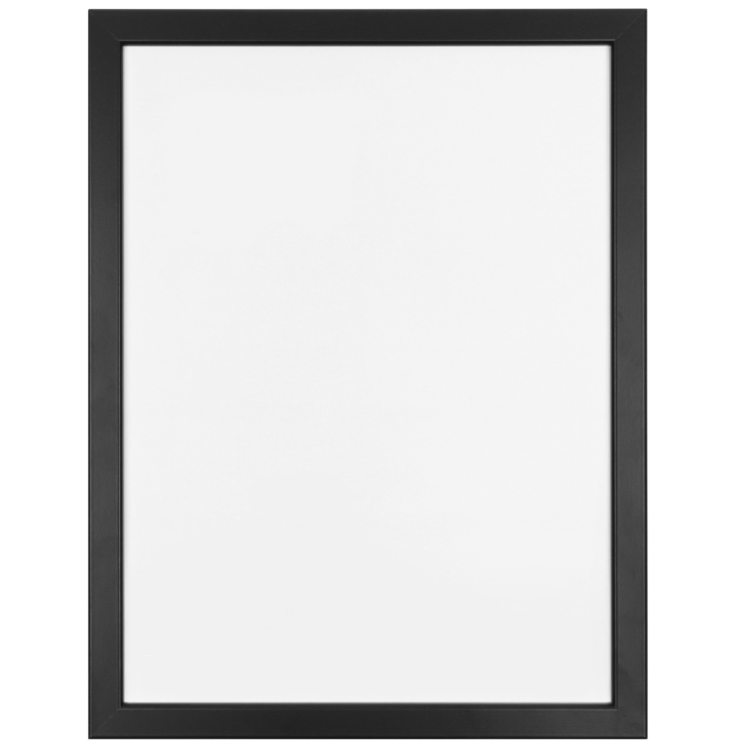 IKEA Rahmen FISKBO Bilderrahmen 30 × 40 cm, Schwarz, (1 St)