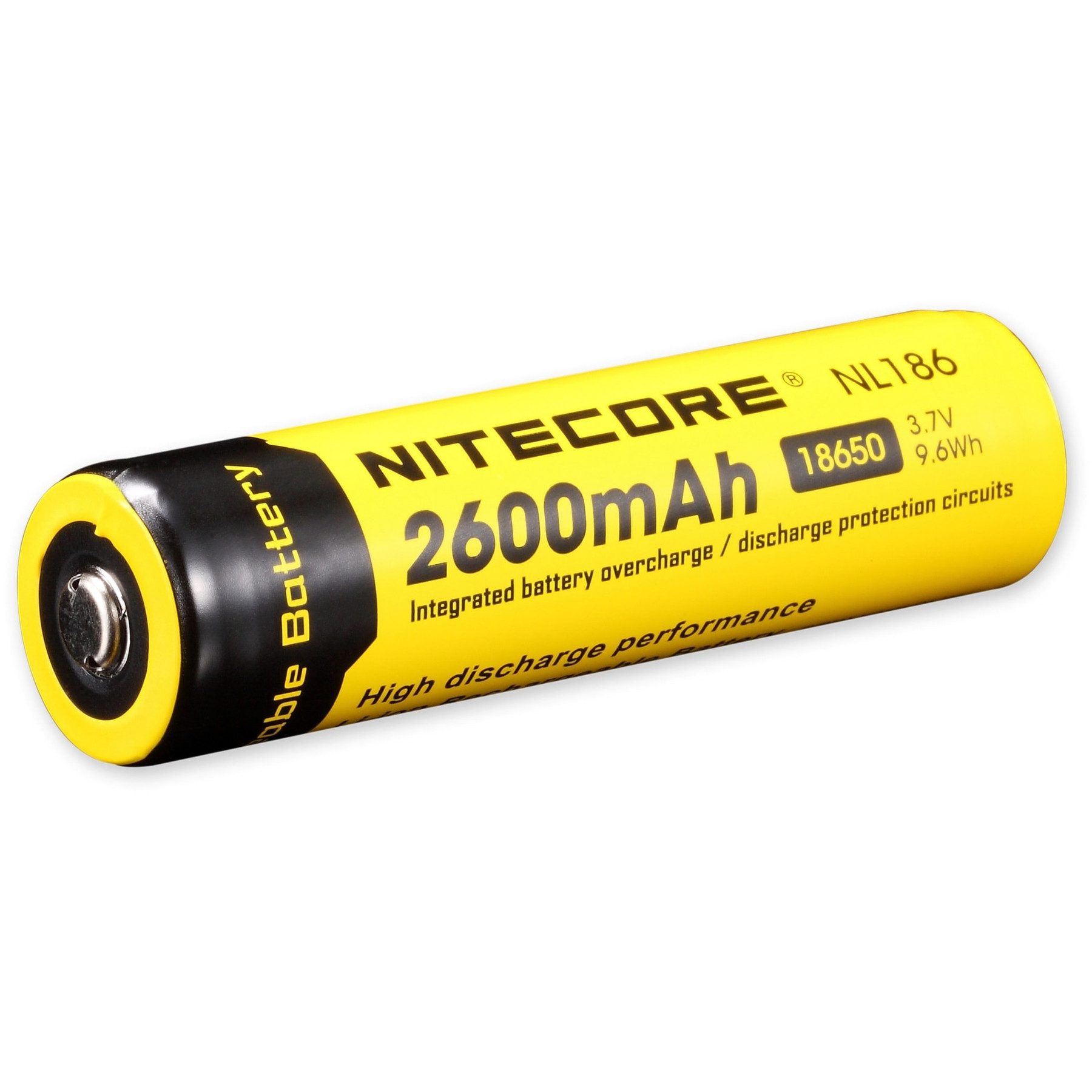 Nitecore NITECORE LiIon-Akku 18650 NL1826, 4/3 A, 3,7 V-, 2600 mAh Akku