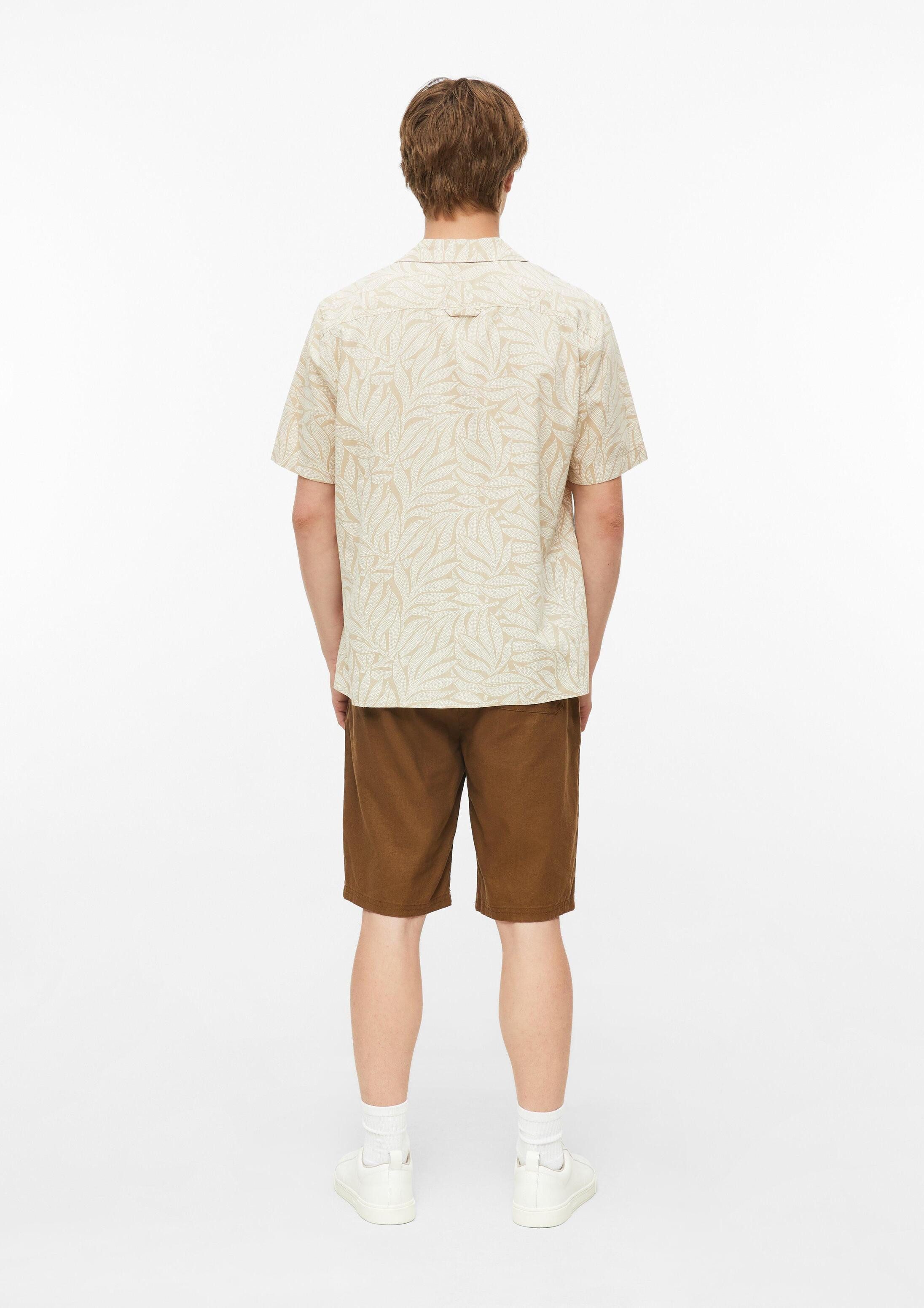 s.Oliver Kurzarmhemd Hemd Resort Fit: Gemustertes Kurzarmhemd aus Viskosemix
