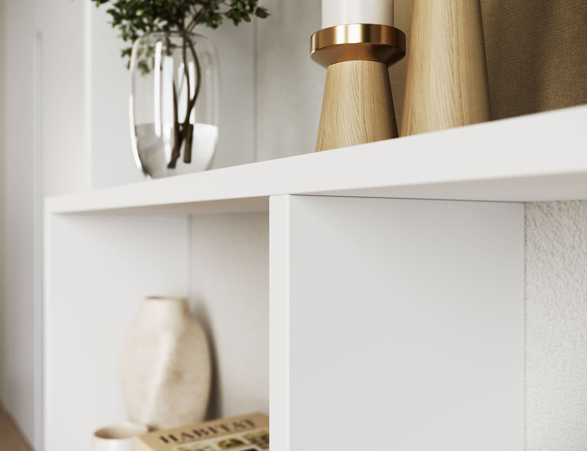 MOEBLO Bücherregal Regal SHERP, Modernes, schlankes Regal für stilvolle und funktionale Aufbewahrung, Bücherregal Bücherregal für das Büro Bücherregal für Dokumente Wohnbereich Wohnzimmer, (BxHxT):80x180x20 cm