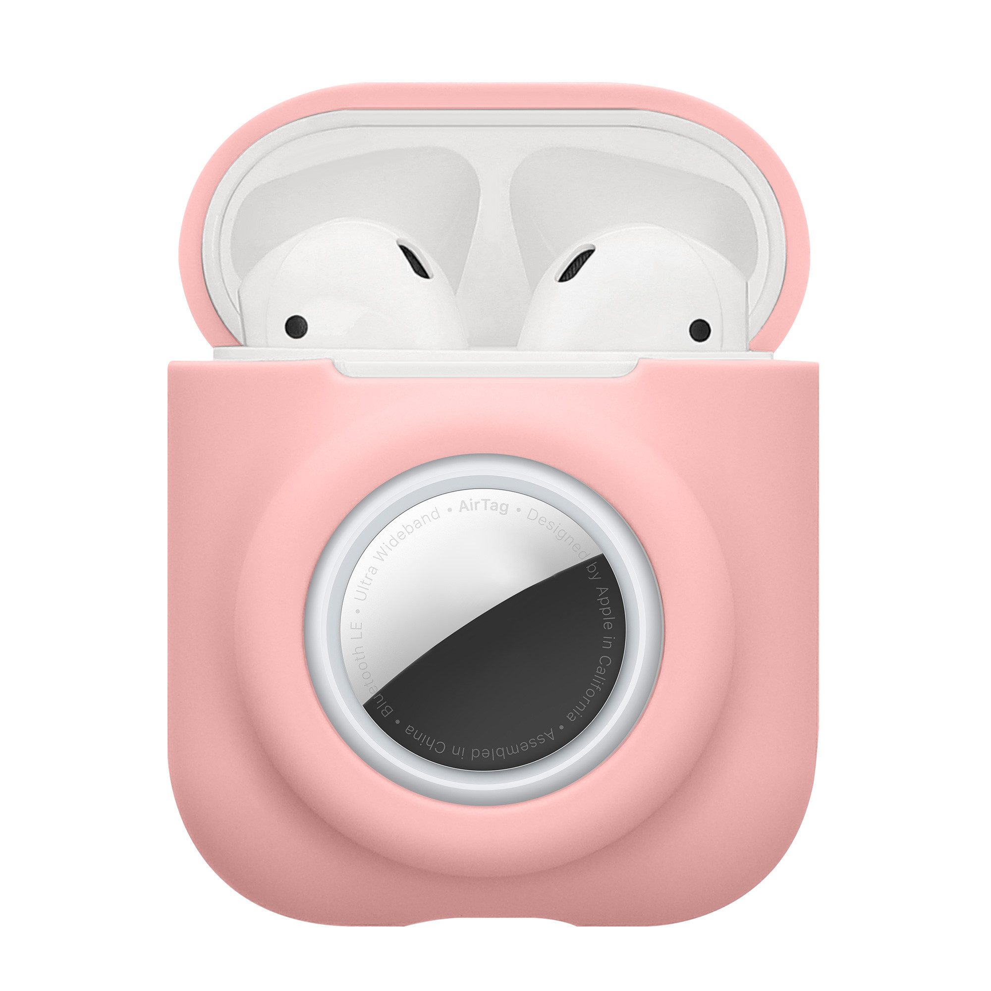 Etui 2-in1 Hülle für Apple Airpods 1 & 2 und AirTag