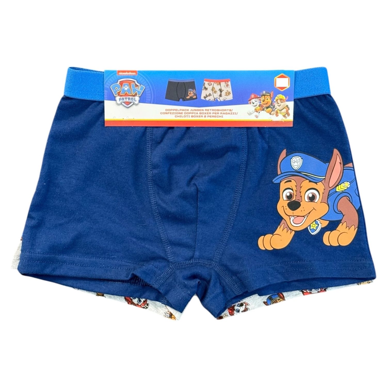 PAW PATROL Боксерские мужские трусы, боксерки 2er Pack Kinder Unterhose Boxershort Unterhose Jungen Gr. 98/104 (2er-Pack)
