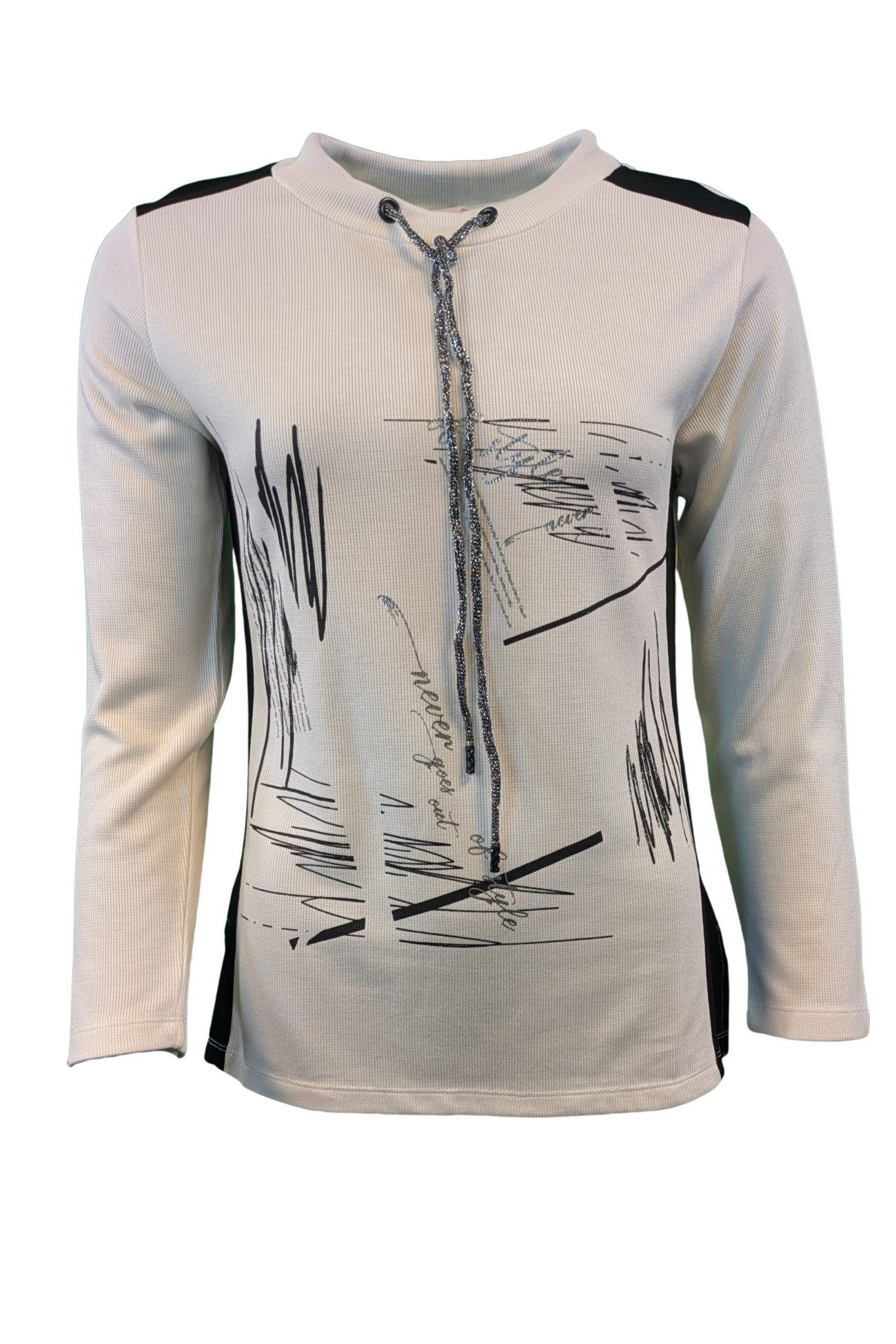 Rundhalsshirt Damenpullover 51437