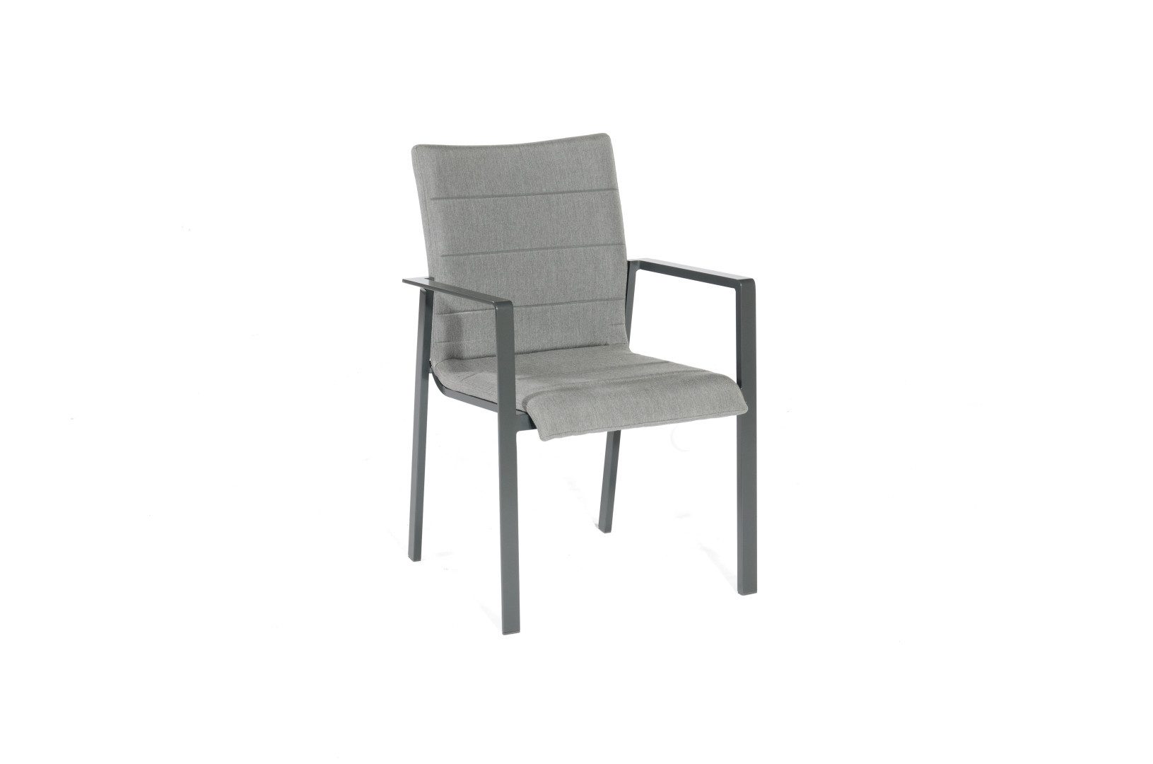 SonnenPartner Gartensessel SonnenPartner Kingdom Stapelsessel Sunbrella anthrazit / flanelle