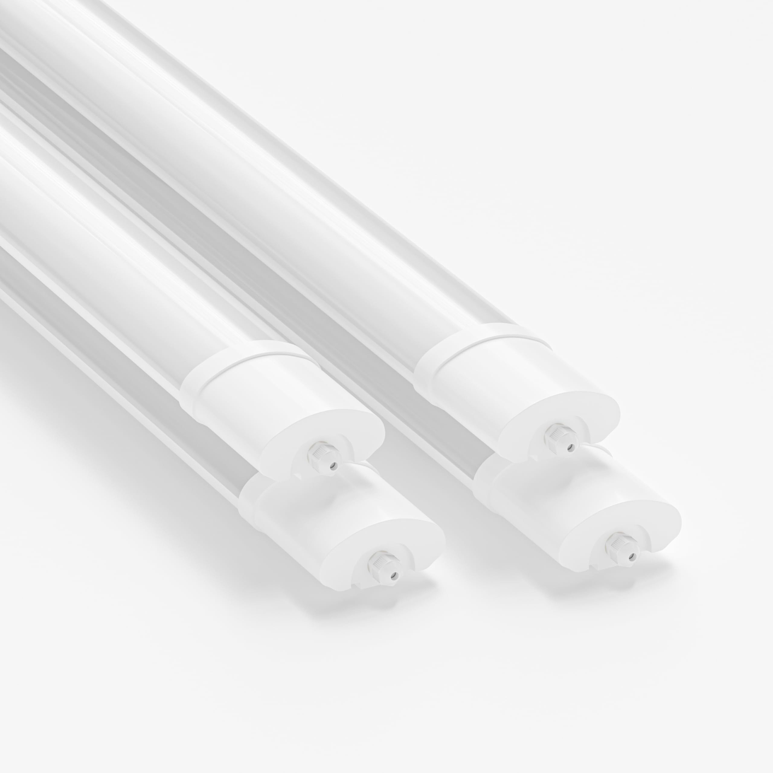LQWELL LED Wandleuchte LED Feuchtraumleuchte LED Deckenleuchte Garage Werkstattbeleuchtung, 2 Farbtemperaturen (4000K/6500K), 4000K Neutralweiß/6500K Kaltweiß, Hochfestem ABS+Polycarbonat-Material Integriertes Lichtquellendesign, für Keller, Garage, Werkstatt, Lager und feuchte, staubige Räume