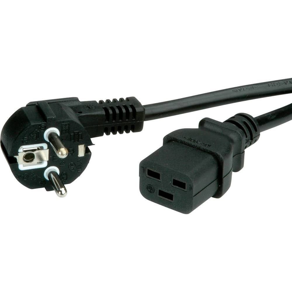 VALUE Netzkabel Schutzkontakt- IEC320-C19 16A,2 m 19.99.1552 Stromkabel