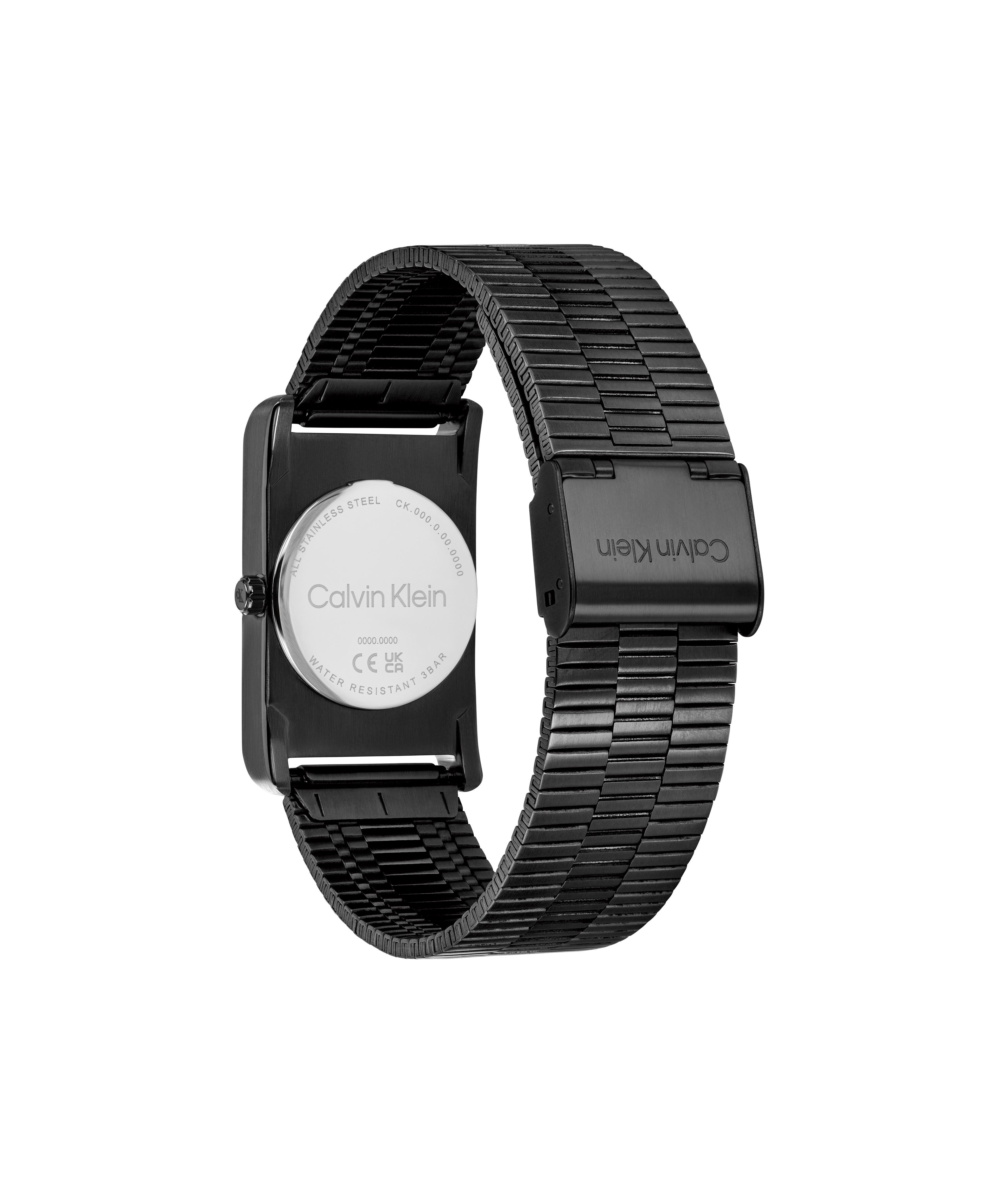 Calvin Klein Quarzuhr DAPPER 25200589, Armbanduhr, Herrenuhr, Edelstahlarmband, analog