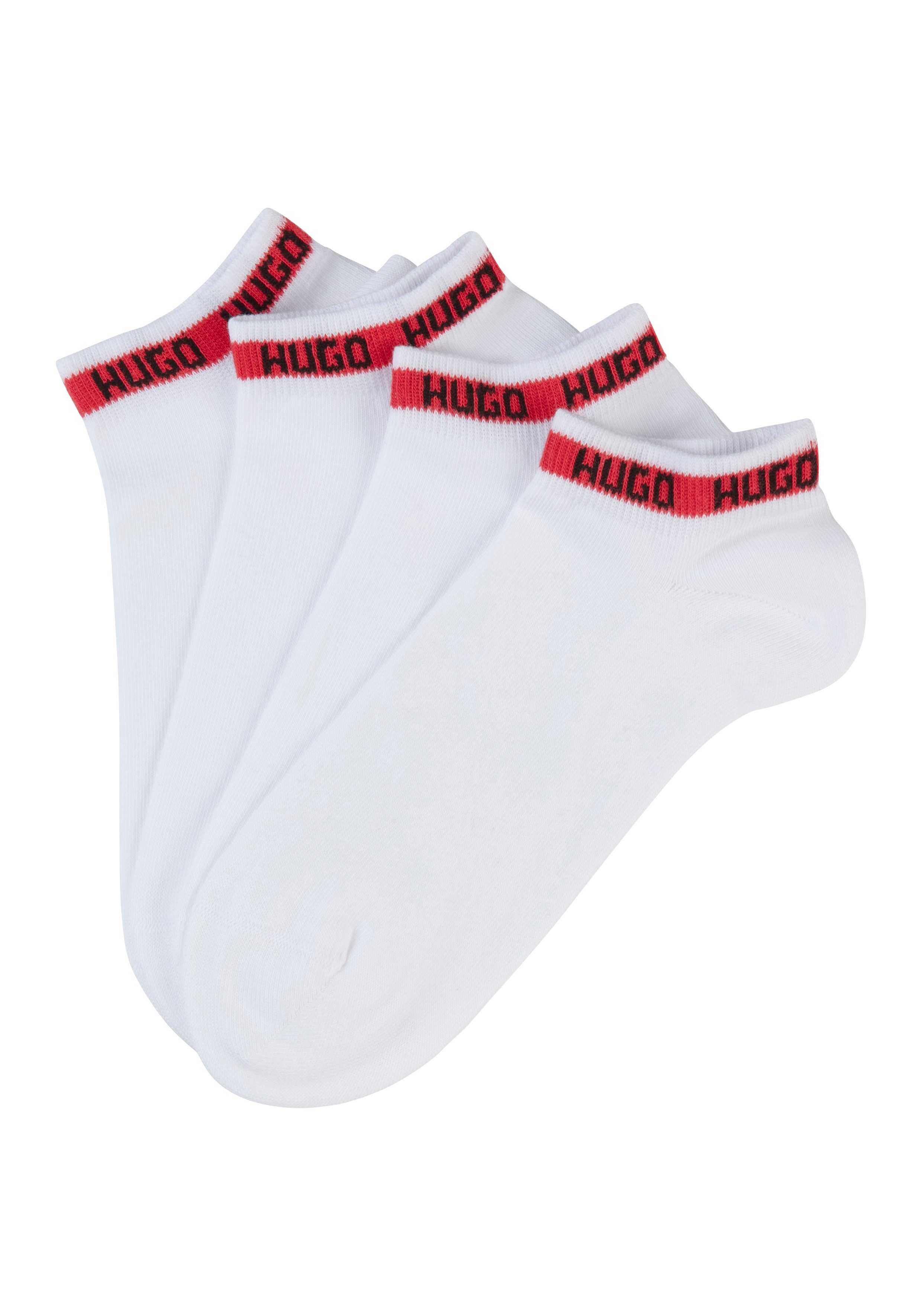 HUGO Freizeitsocken 2P AS TAPE CC (Packung, 2er Pack) mit Logo