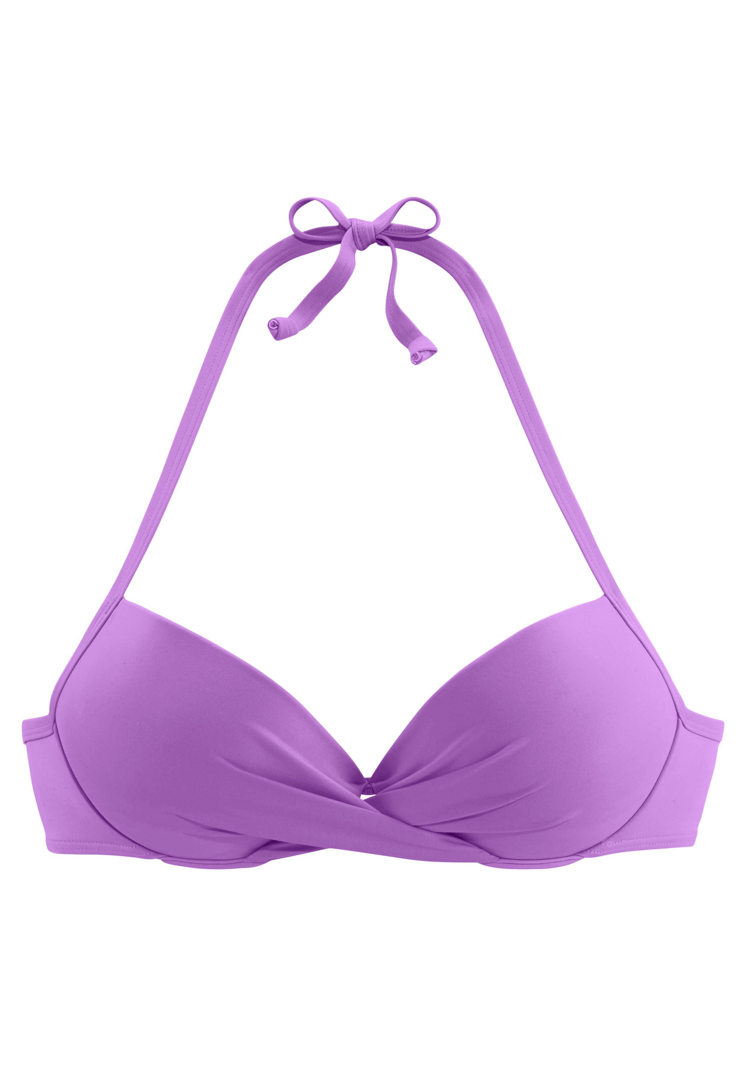 s.Oliver Push-Up-Bikini-Top Spain, in Wickeloptik günstig online kaufen