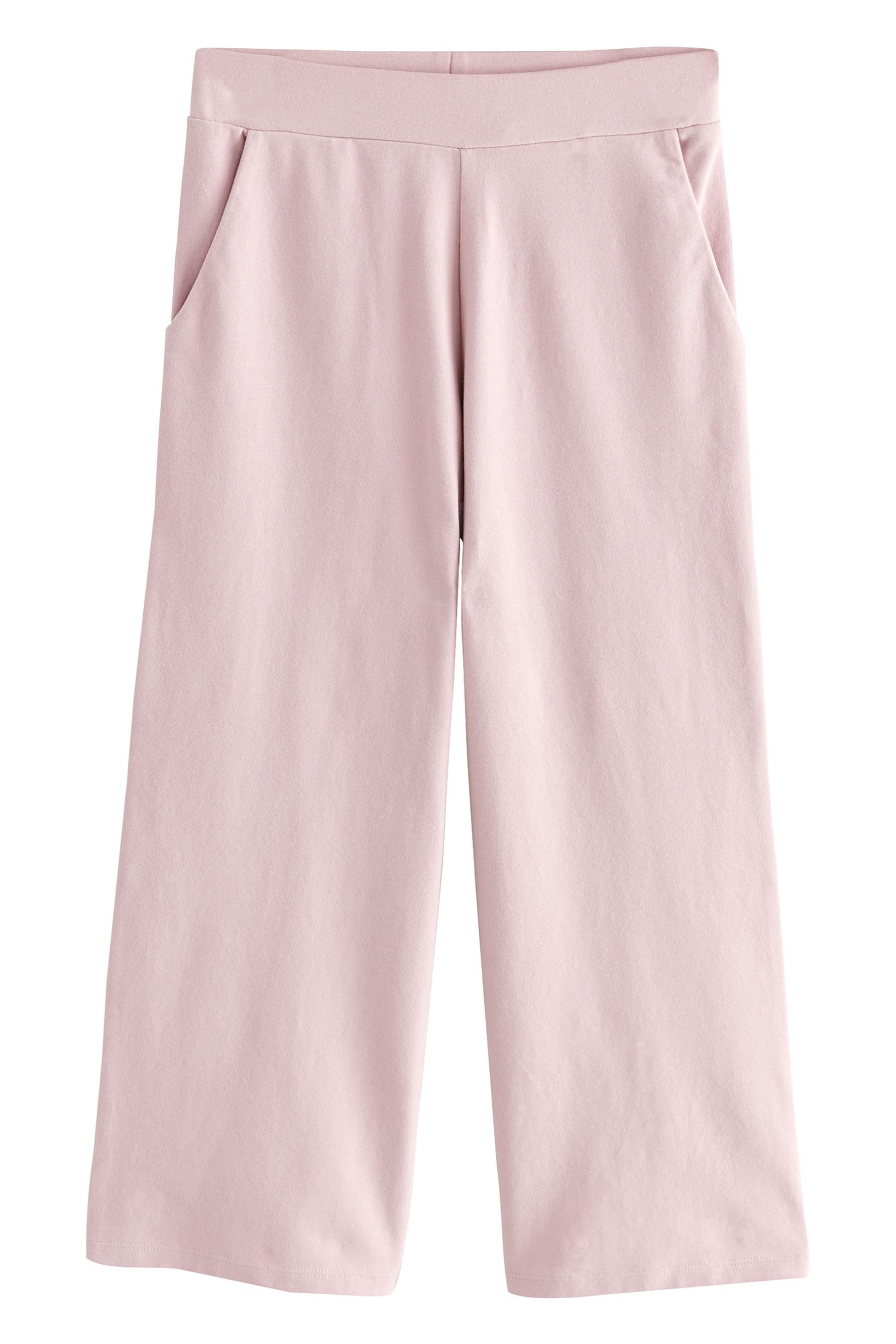 Leggings Jersey-Hose mit weitem Bein