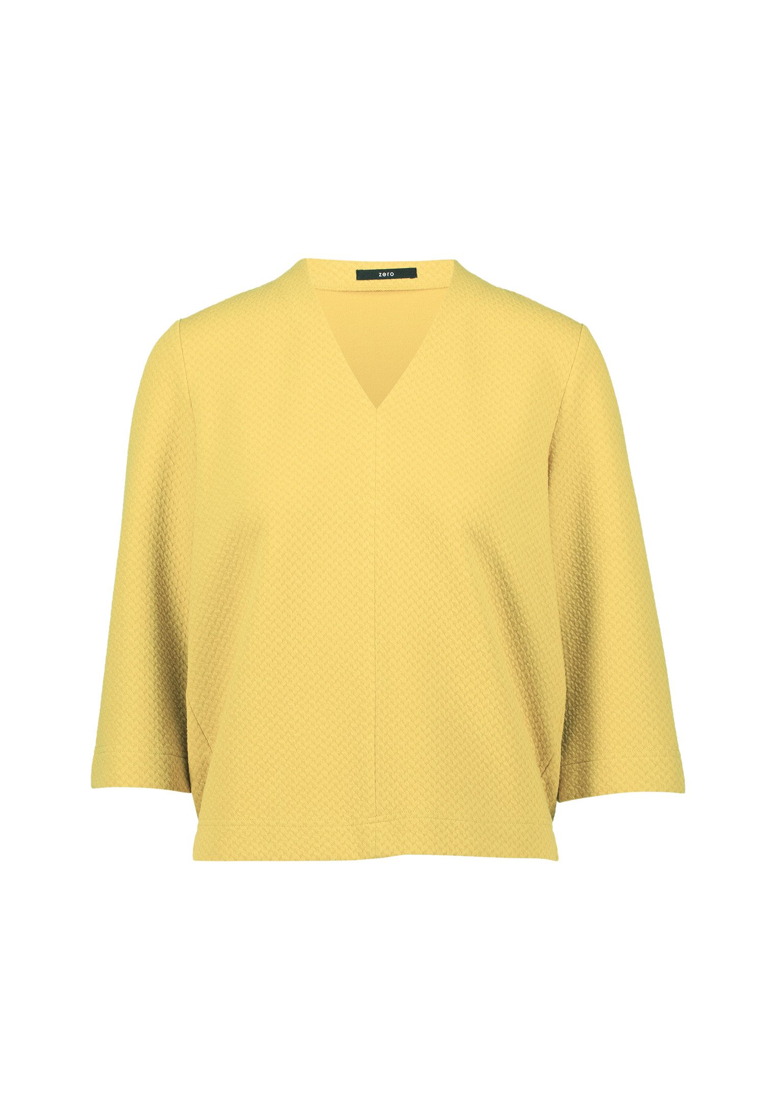 Zero Sweatshirt Damen mit Strukturmuster Plain/ohne Details günstig online kaufen