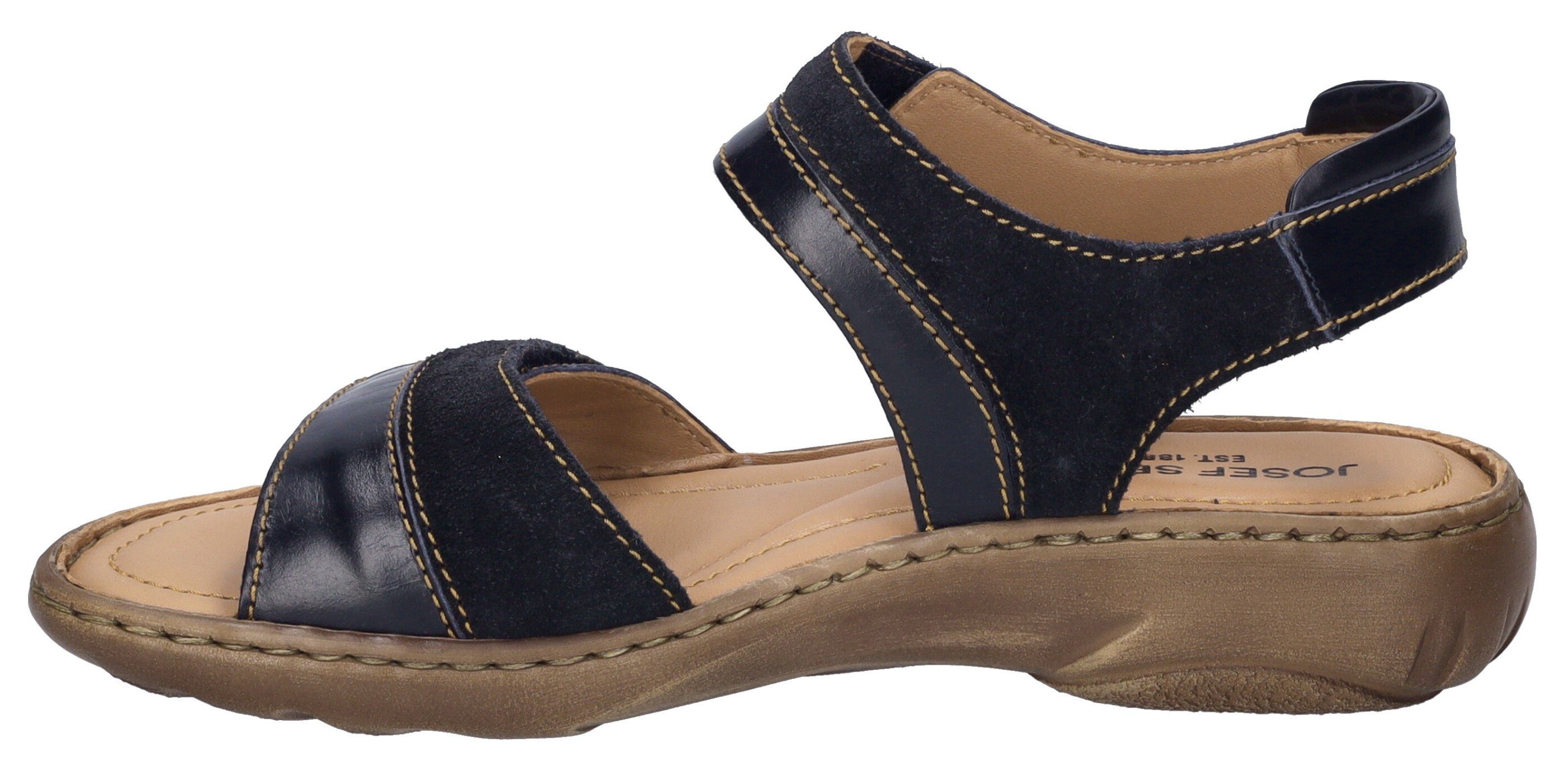 jeansblau Josef Debra 19 Klettverschluss Seibel mit praktischem Sandale