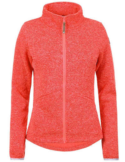 Icepeak Strickfleecejacke Tilde Fleecejacke warme Midlayer, mit Fleece Innenseite