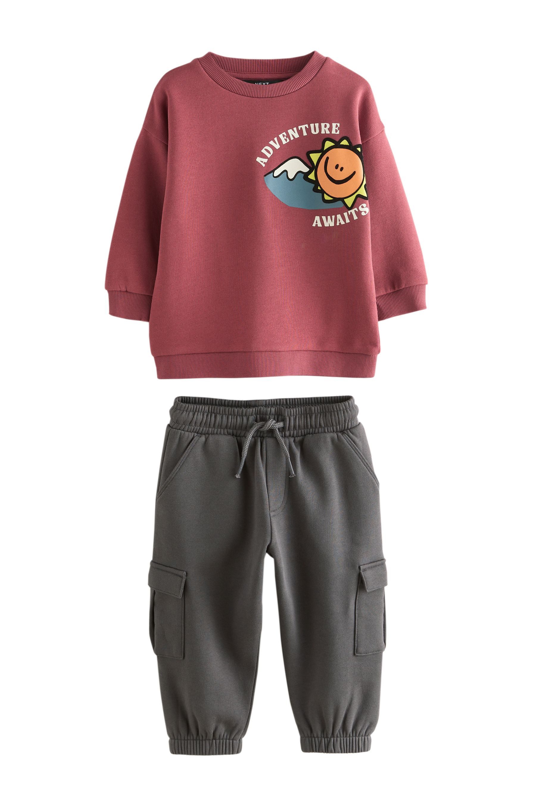 Next Sweatanzug Sweatshirt und Utility-Jogginghose im günstig online kaufen