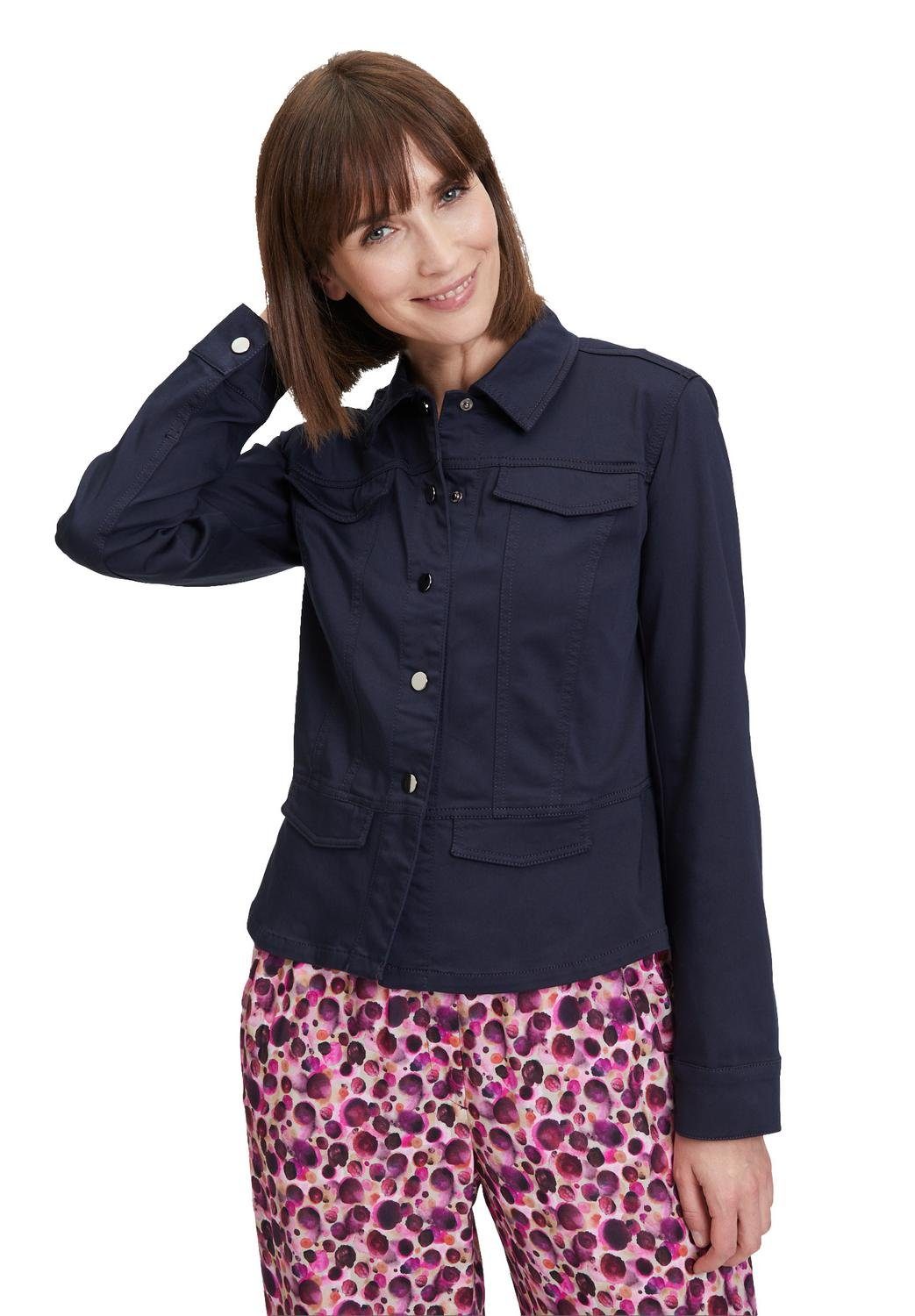 Betty Barclay Jackenblazer Blazerjacke Kurz 1/1 Arm, Dark Sky