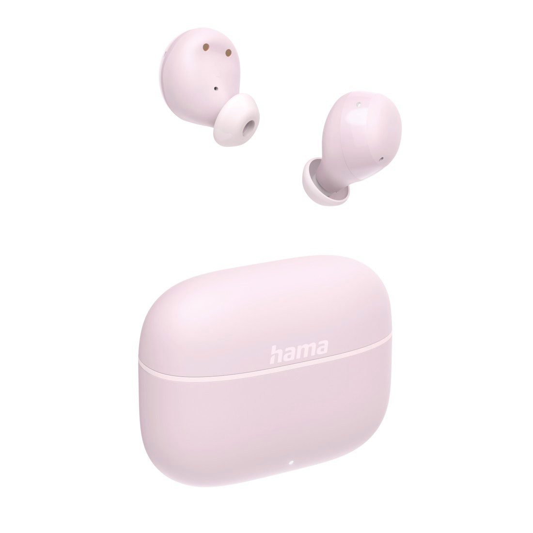 Hama True Wireless Kopfhörer In Ear, Ladecase, bis 20h Akku, Bass Boost wireless In-Ear-Kopfhörer (Sprachsteuerung, True Wireless, kompatibel mit Siri, Google Assistant, Siri, A2DP Bluetooth, SPP, HFP, AVRCP Bluetooth)