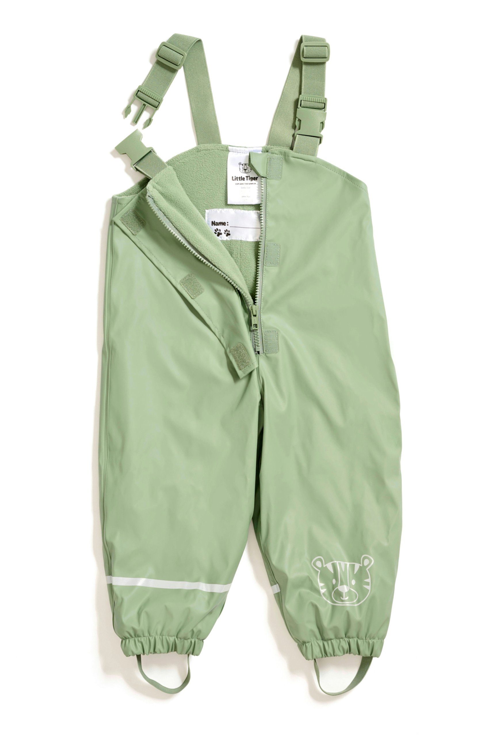 Little Tiger® Regen- und Matschlatzhose Regenhose für Kinder, mit Fleece gefüttert, winddicht, wasserdicht für Kinder Mädchen & Jungen