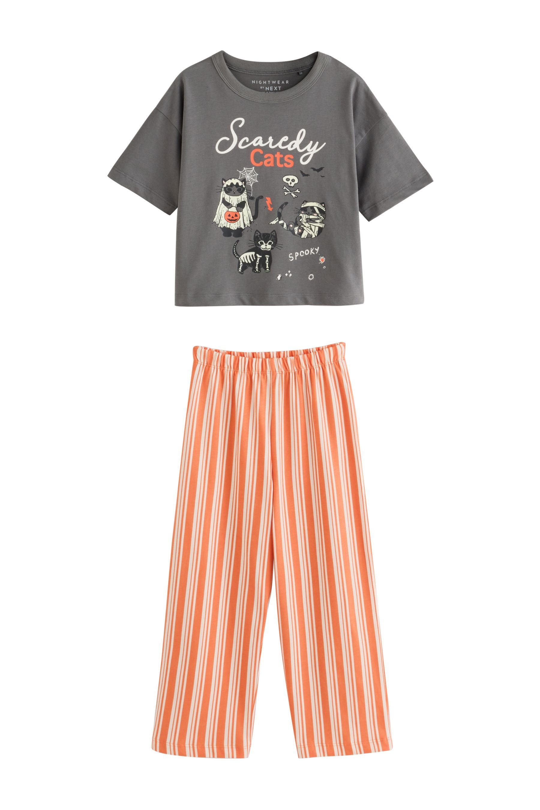 Next Pyjama Halloween Pyjamas mit weitem Bein, 1er-Pack (2 tlg)