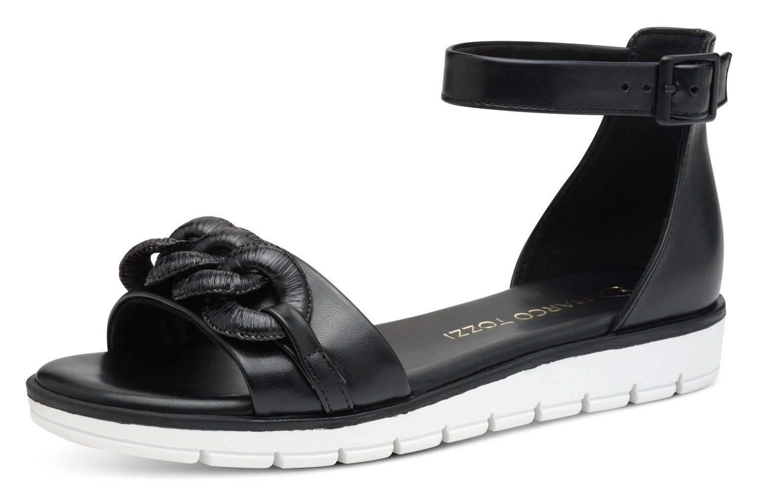 MARCO TOZZI Riemchensandale, Keilabsatz, Sommerschuh, Sandalette, günstig online kaufen