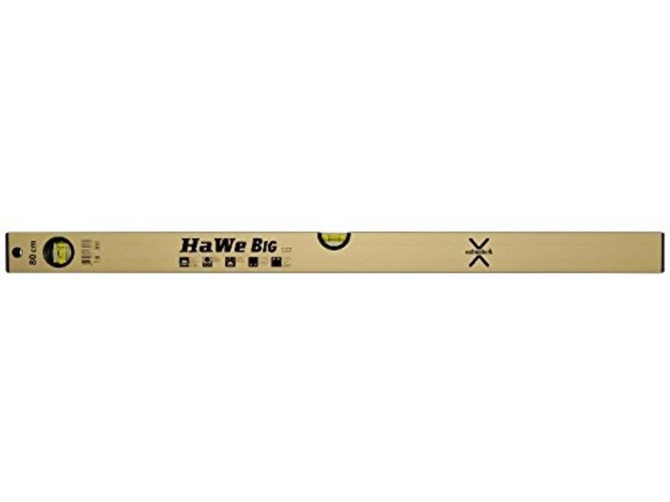 HaWe Wasserwaage HaWe Magnet-Wasserwaage 180cm Messwerkzeug Schlagfest Winkelmesser 2, Magnetisch