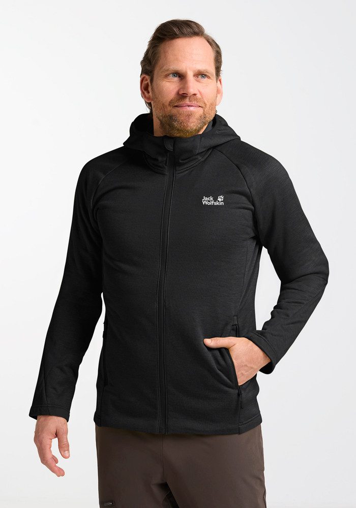 Jack Wolfskin Fleecejacke PEAK DISTRICT HOODED FZ M günstig online kaufen