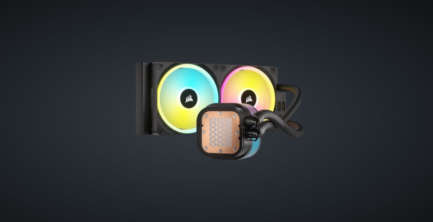 CPU Kühler iCUE LINK H100i RGB AIO, 240mm Radiator