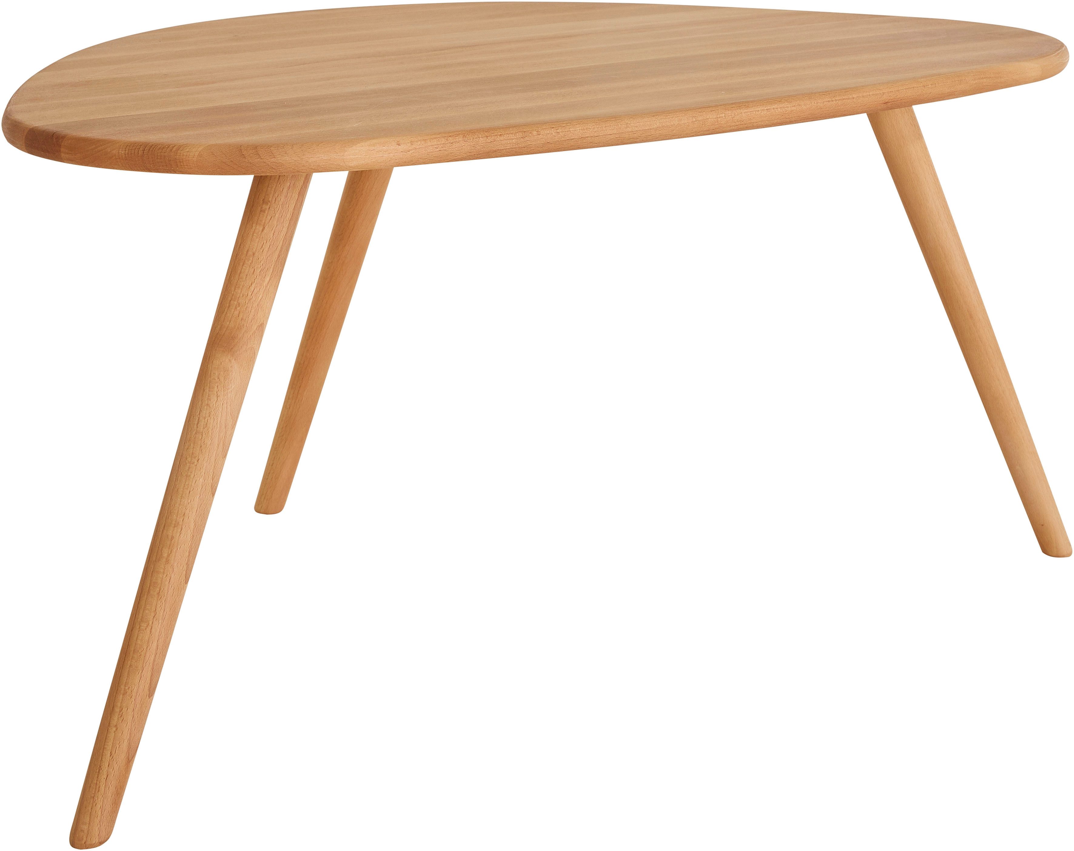 TaBoLe Möbel Couchtisch Vigo (1er Set, 2er Set, 3er Set), Couchtische Set oder einzeln erhältlich, Kernbuche oder Eiche massiv