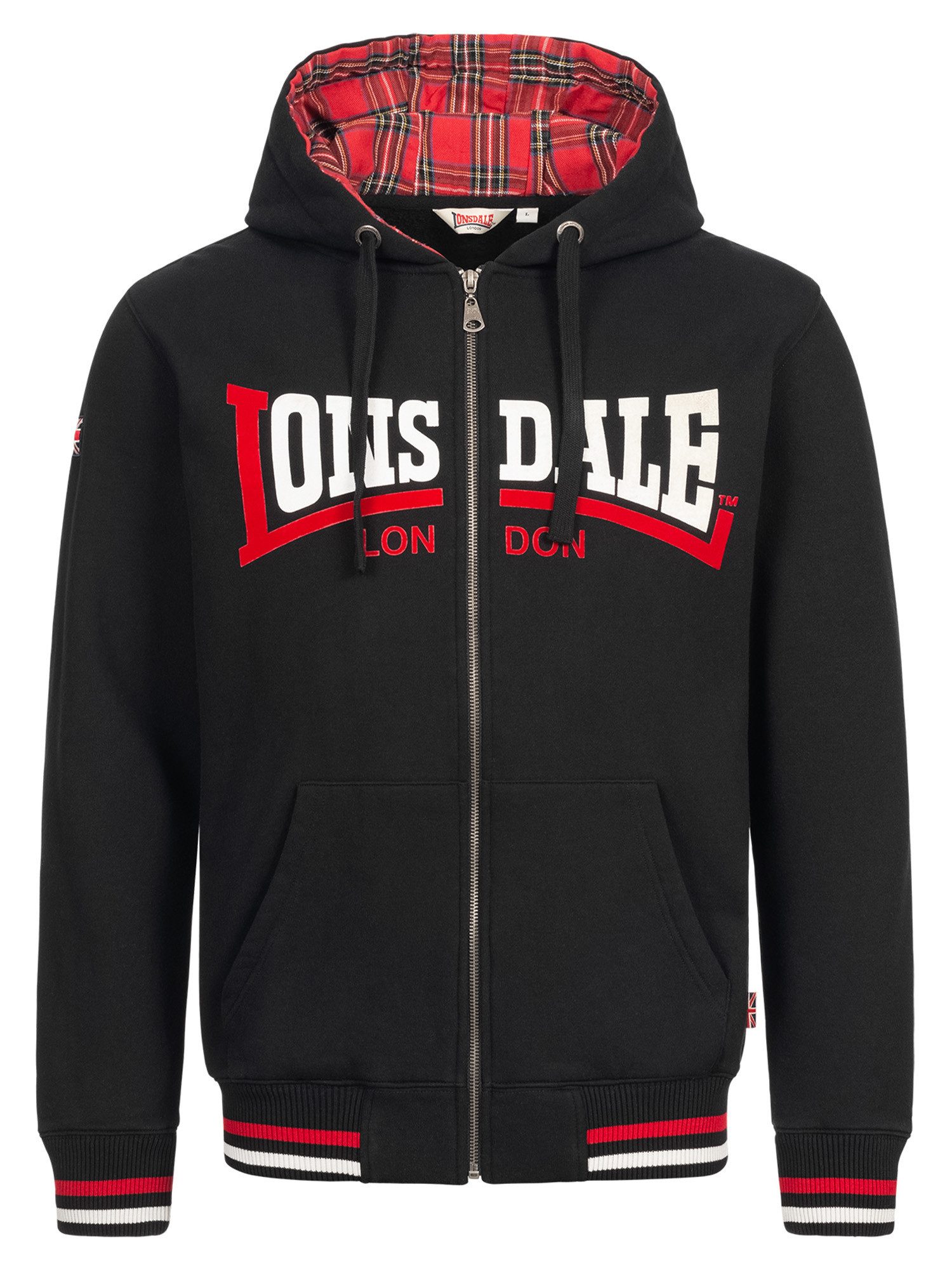 Lonsdale Kapuzensweatjacke NATEBY (1-tlg)