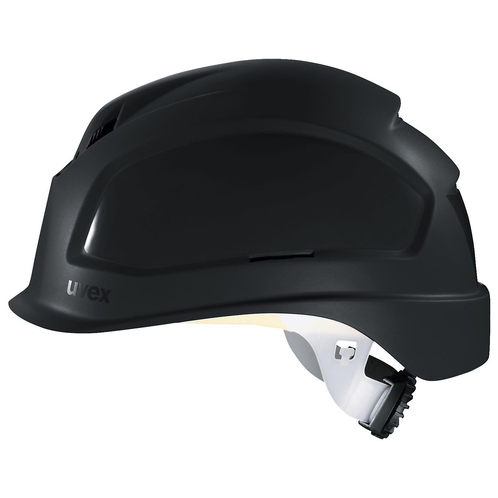 Uvex Schutzhelm uvex Schutzhelm pheos Schirm, kurzer Bauhelm, B-S-WR Sicherheitshelm schwarz