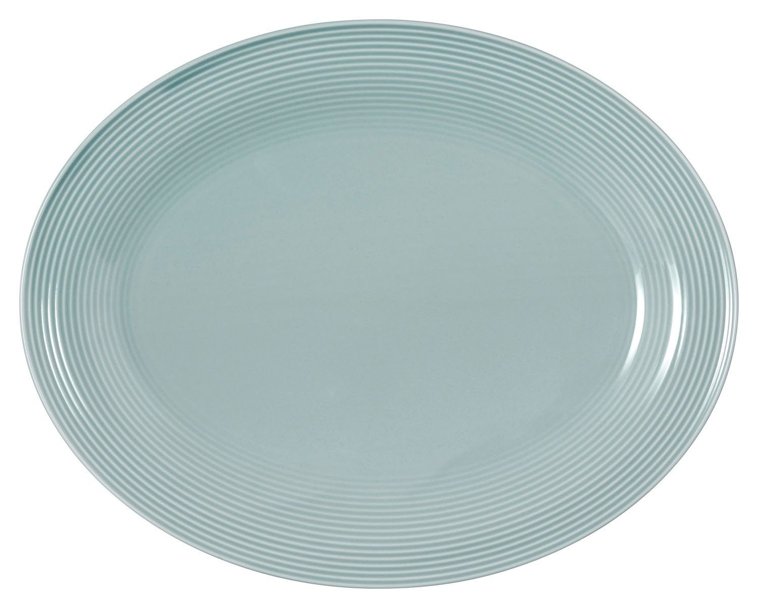 Seltmann Weiden Servierplatte Servierteller BEAT, Arktisblau, B 35 x T 28 cm, Porzellan