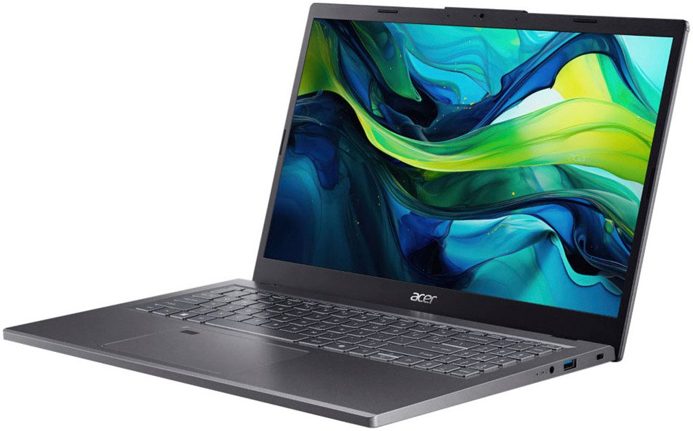 Acer Aspire 15 Notebook (39,62 cm/15,6 Zoll, AMD Ryzen 5 8640HS, Radeon 760M, 16 GB, 512 GB SSD) grau