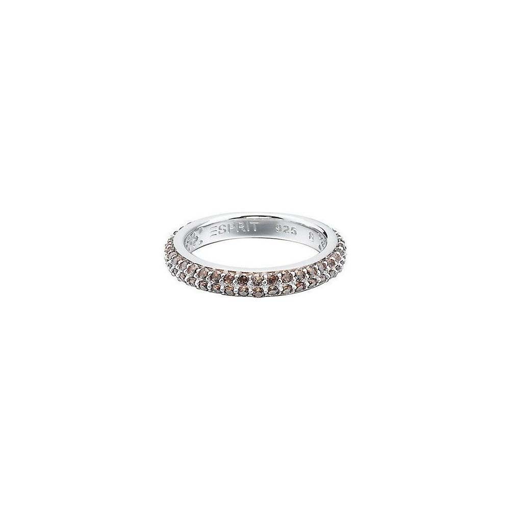 Esprit Fingerring Ring Damen 925er Sterling-Silber Gr. 55 (15,9mm) ESRG91667D160
