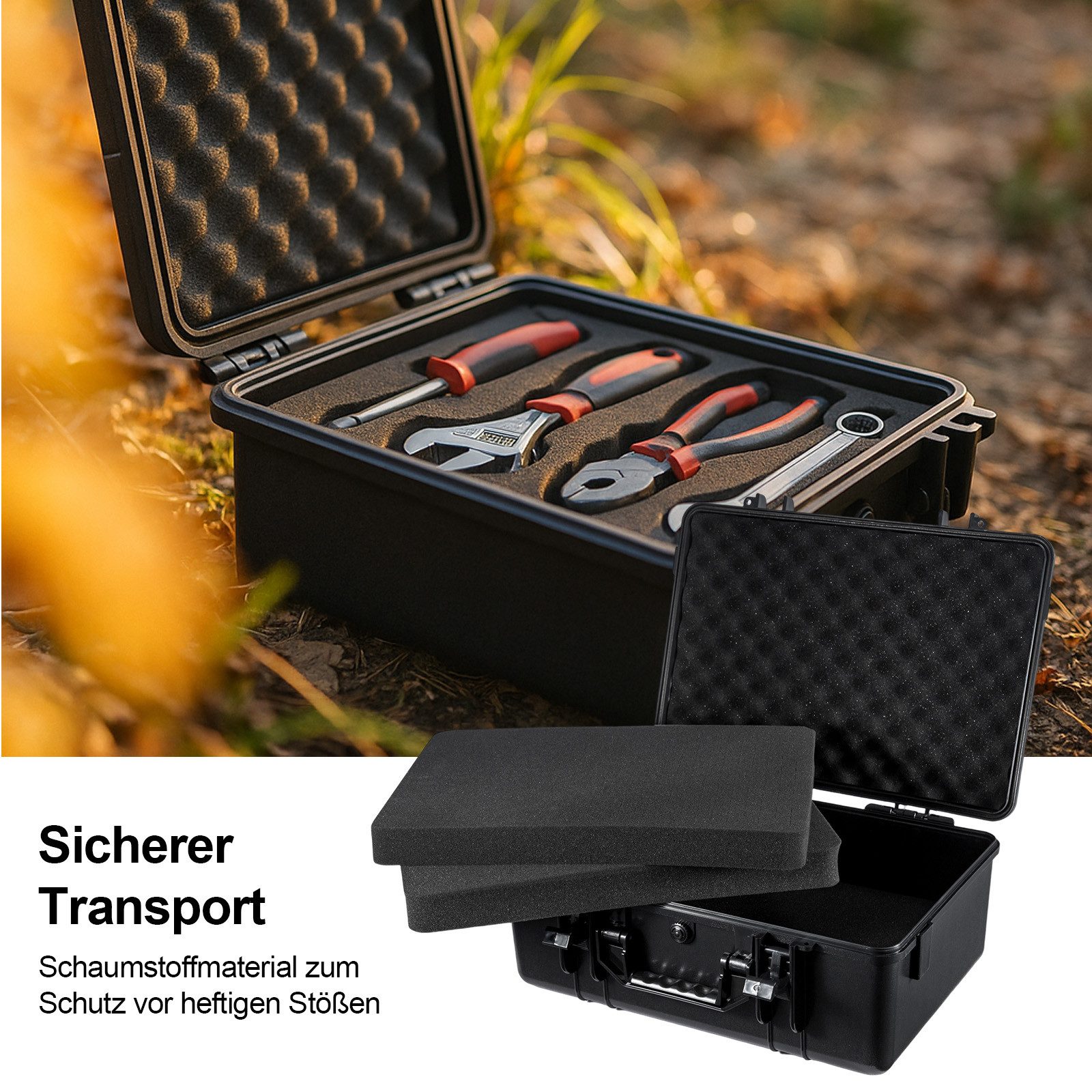 Youyijia Case zum Umhängen Hartschalenkoffer mit Schaumstoffeinlage Flightcase Kompaktkamera