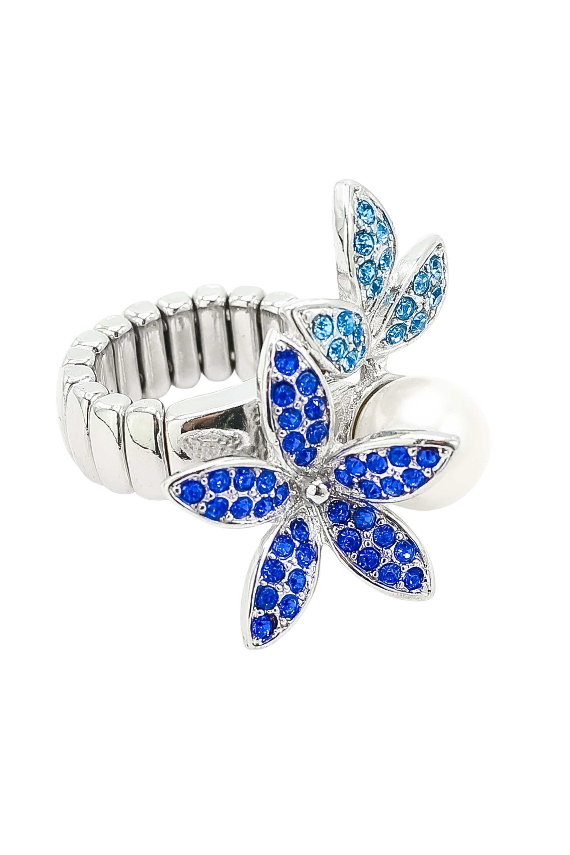 COLLEZIONE ALESSANDRO Fingerring Blütenzauber