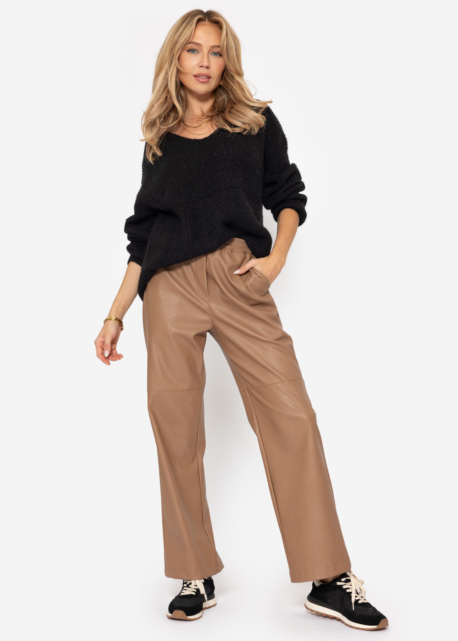 SASSYCLASSY Strickpullover Oversize Pullover Damen mit günstig online kaufen
