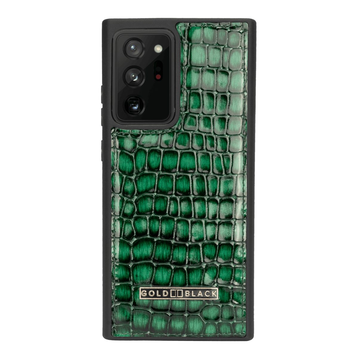 GOLDBLACK Handyhülle GOLDBLACK Samsung Note 20 Ultra Lederhülle MILANO-Design Grün