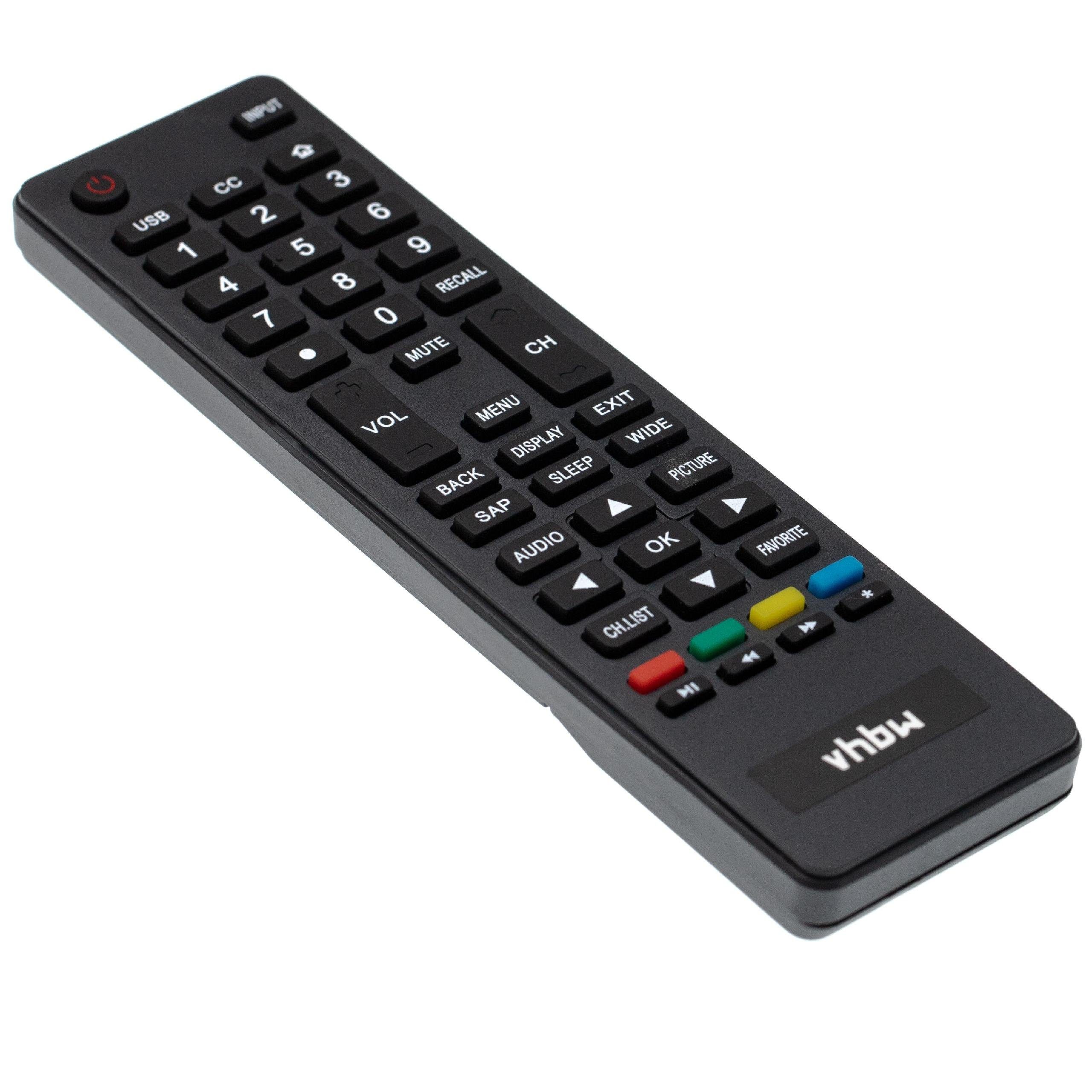 vhbw passend für Haier 32D3000, 40D3500M, 48D3500, 55D3550, HL22R1A, Fernbedienung