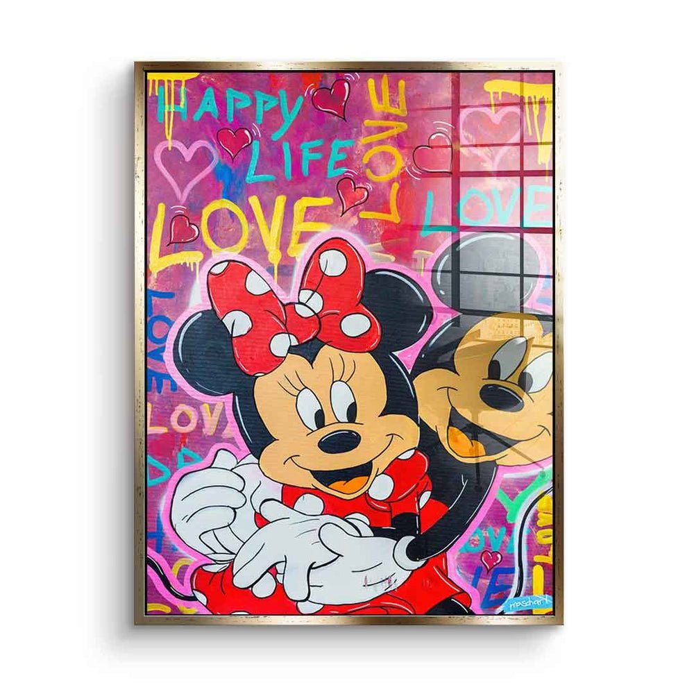DOTCOMCANVAS® Acrylglasbild Happy Life - Acrylglas, günstig online kaufen