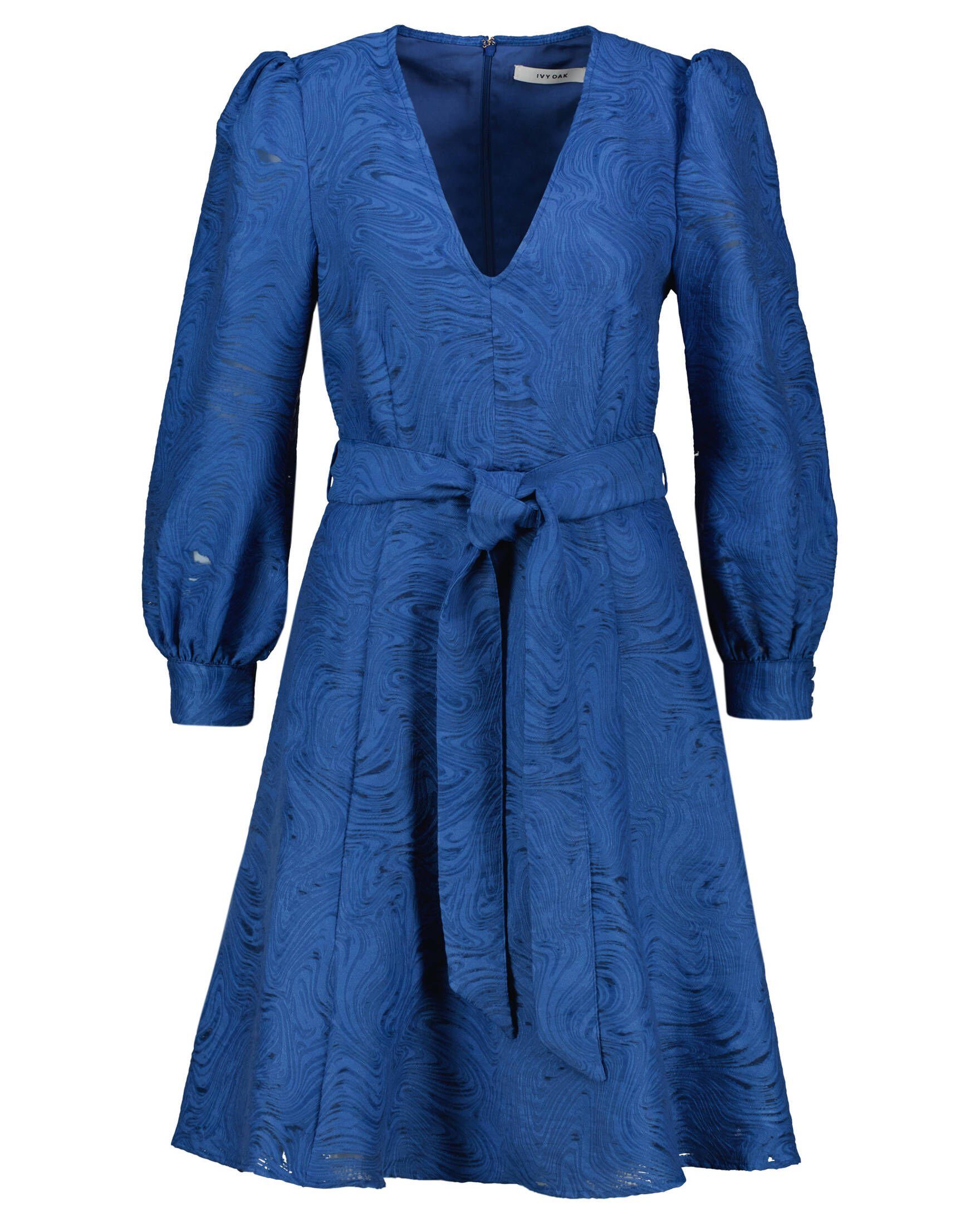 IVY & OAK Jerseykleid Damen Kleid NICKY (1-tlg) blau (51)