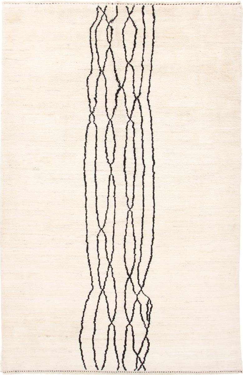 Handgeknüpfter Berber rechteckig, mm 20 Orientteppich Nain Trading, Moderner Maroccan 202x313 Höhe: Orientteppich,