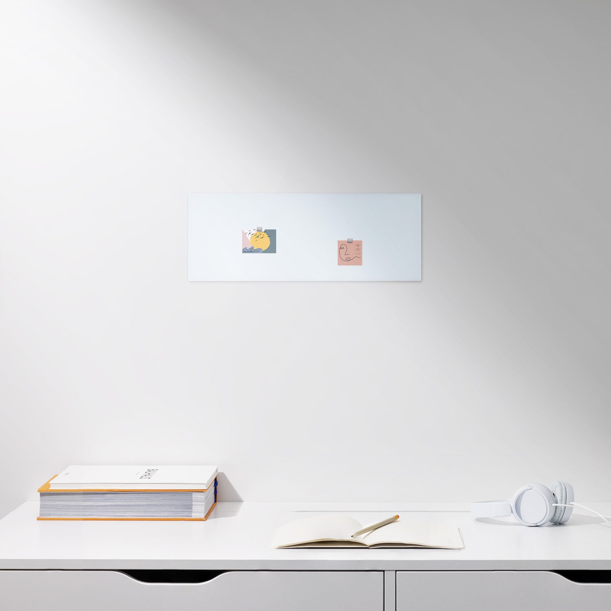 Navaris Tafel Magnetboard aus Glas - günstig online kaufen