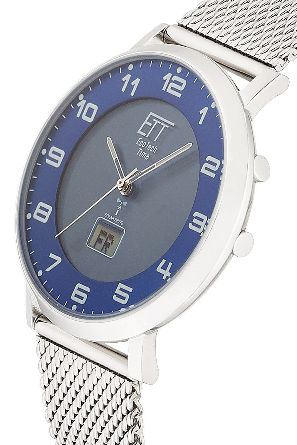 ETT Solaruhr Funk-Solar Atacama Edelstahl mit 2 Bändern günstig online kaufen