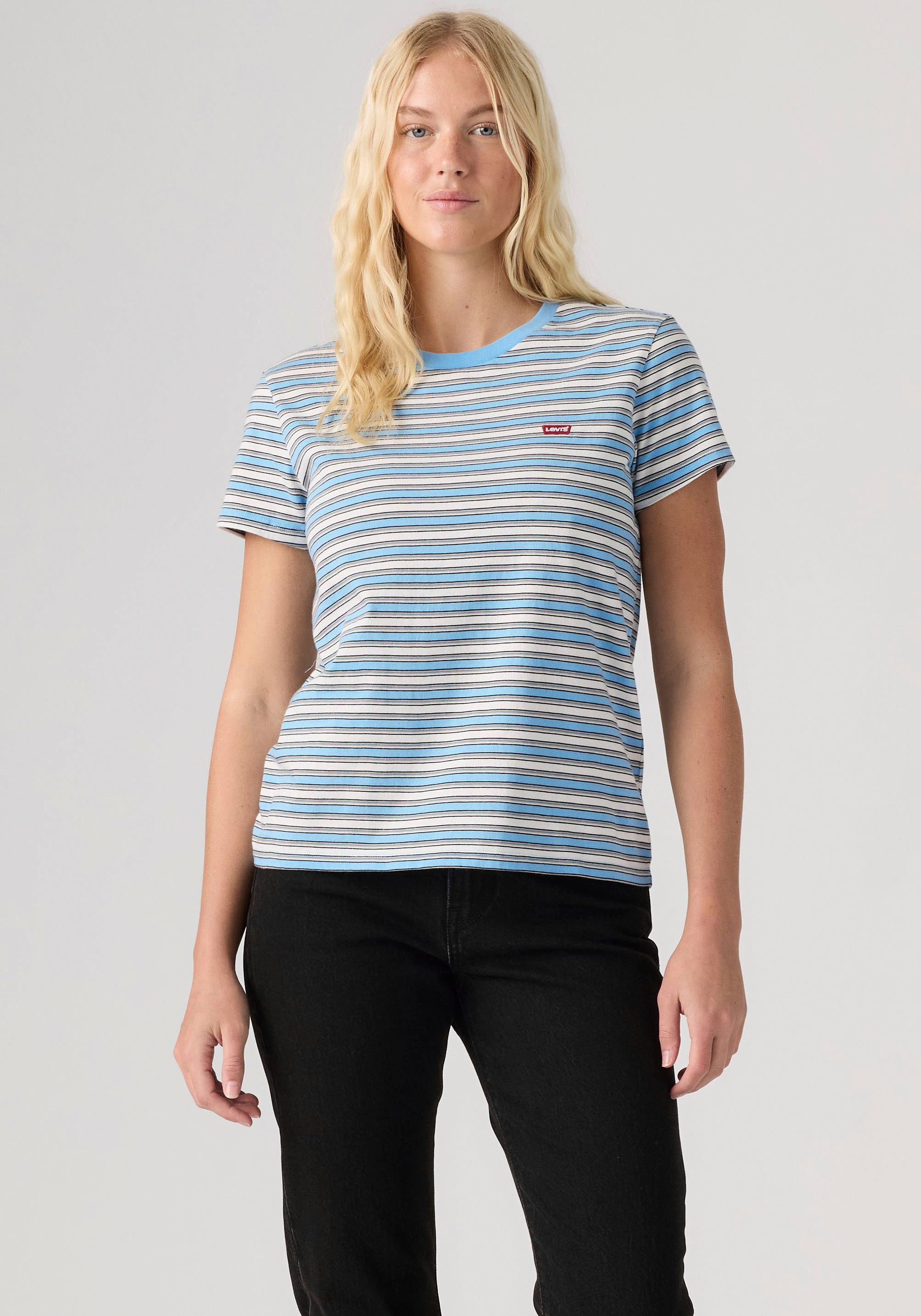 Levi's® T-Shirt PERFECT TEE mit kleiner Logo-Stickerei