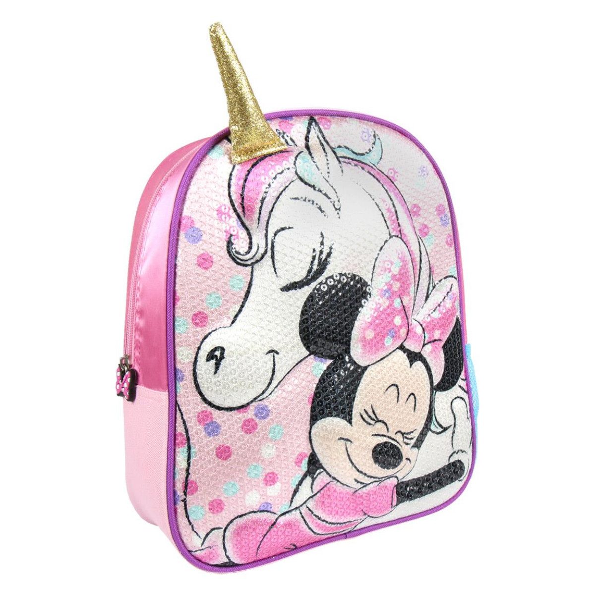 Kinderrucksack Disney Minnie Kinder Rucksack 3D Pailletten 25x31x10 cm