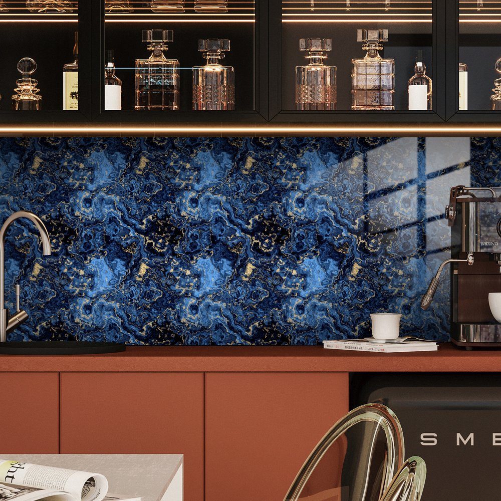 COOL-i ® Fliesenaufkleber Klebefliesen 10 Stück -15cm x 15cm, 3D Fliesenaufkleber (Marmor Optik), PVC Wasserfest,Selbstklebend,Hitzebeständig,Starke Klebefähigkeit