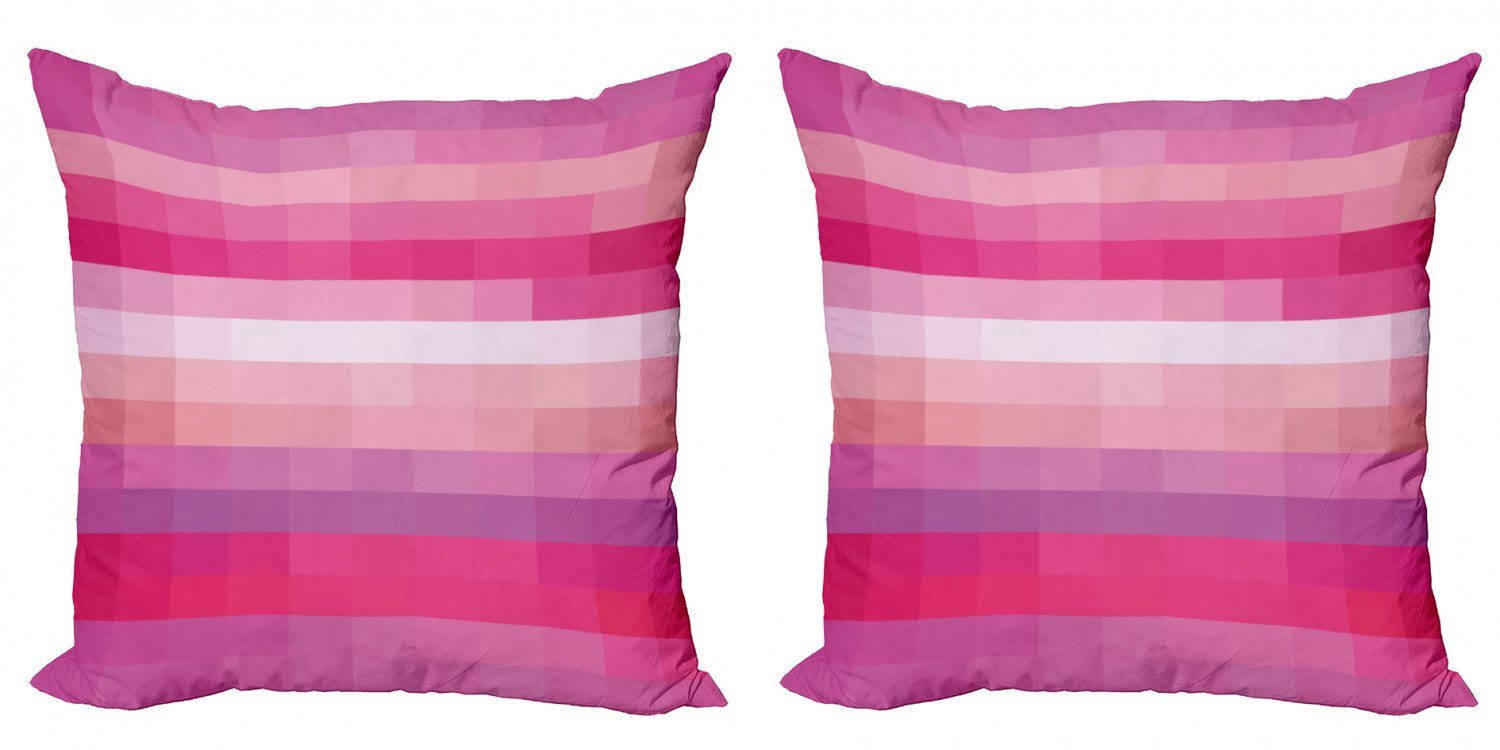 Kissenbezüge Modern Accent Zusammenfassung Stück), Doppelseitiger Abakuhaus (2 Digitaldruck, Hot Vibrant Pink