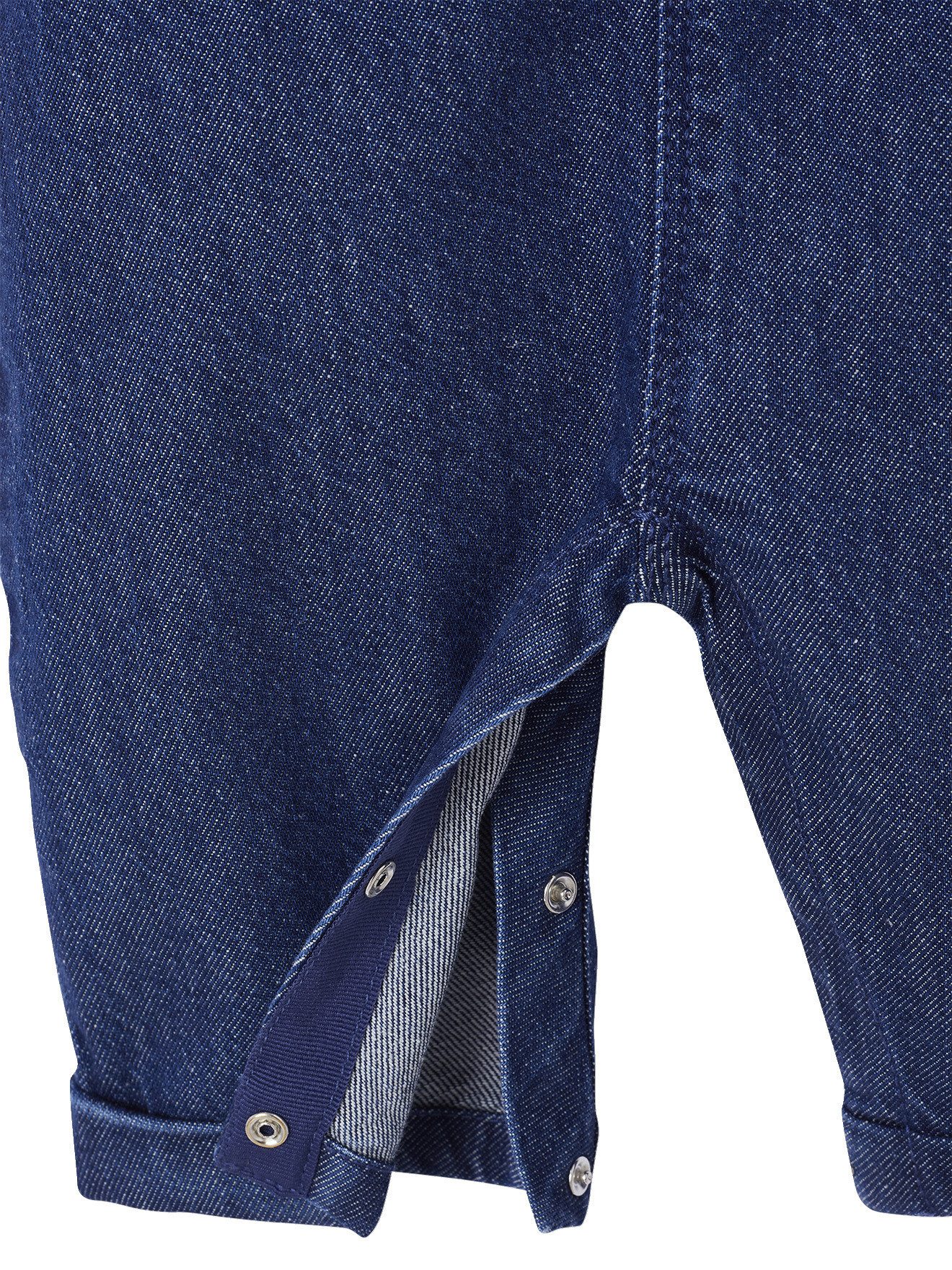 vertbaudet Shirt & Hose Baby-Set: Body, Latzjeans & Halstuch