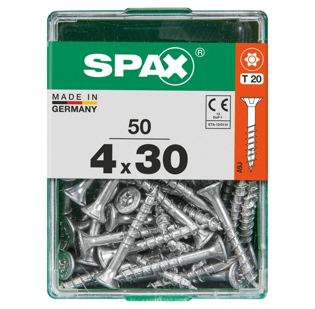 SPAX Holzbauschraube Spax Universalschrauben 4.0 x 30 mm TX 20 - 50