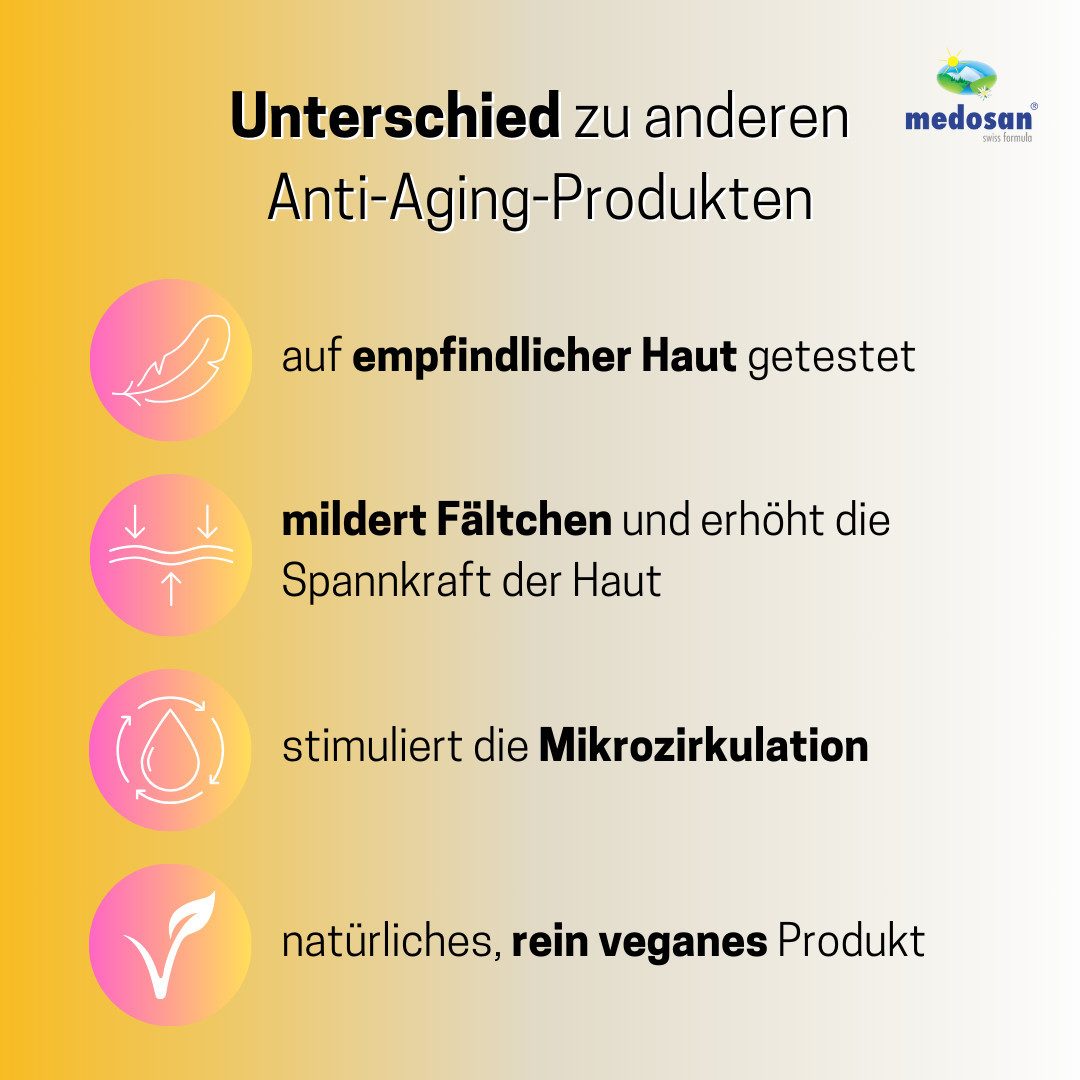 Medosan Hautcreme Immortelle Active Lift Creme, stimuliert die Mikrozirkulation der Haut