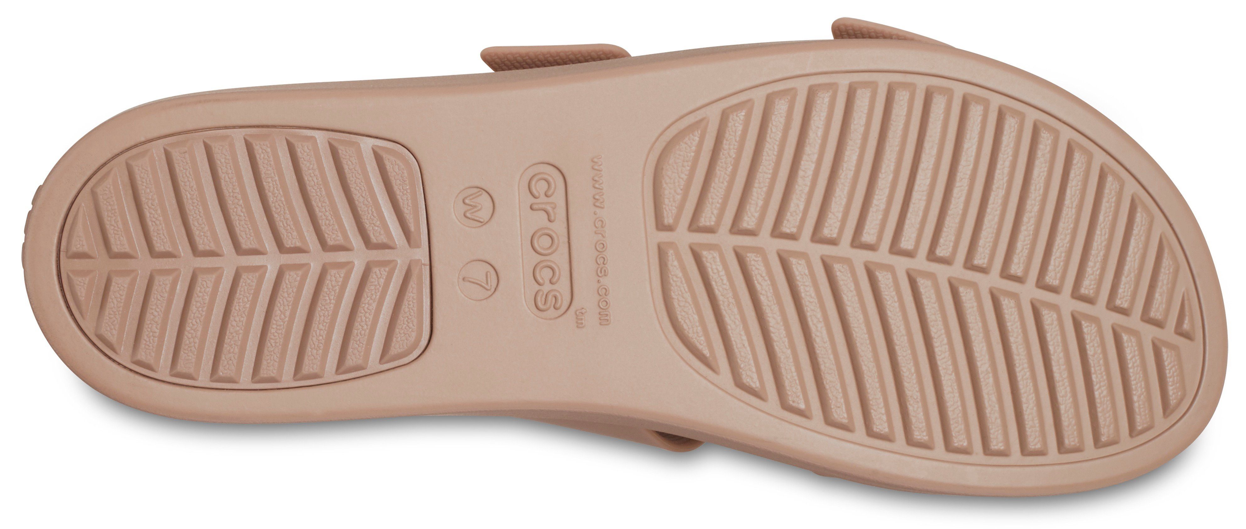 Crocs Brooklyn Low Wedge Pantolette, Plateau, Sommerschuh, Schlappen mit Schnallenverschluss